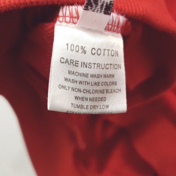 Givenchy Hoodie Mens 2XL Red Embroidered Long Sleeve - Picture 8 of 12